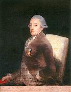 Francisco de Goya Portrait of don Bernardo de Iriarte y Nieves Ravelo painting